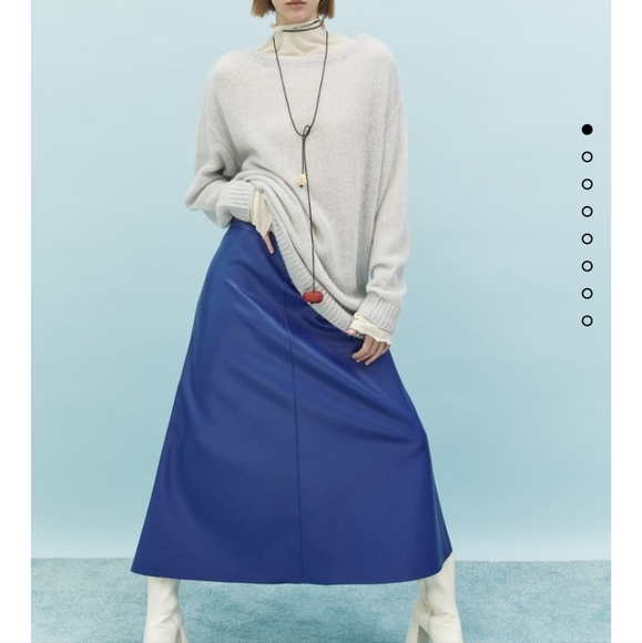 BNWT! Zara Faux Leather Skirt - Picture 9 of 10
